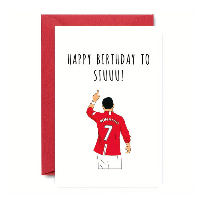 Ronaldo Birthday Card