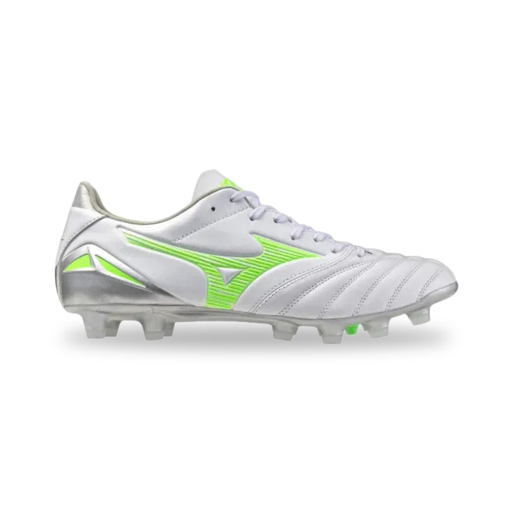 Mizuno Morelia Neo IV Pro FG - White / Gecko Green