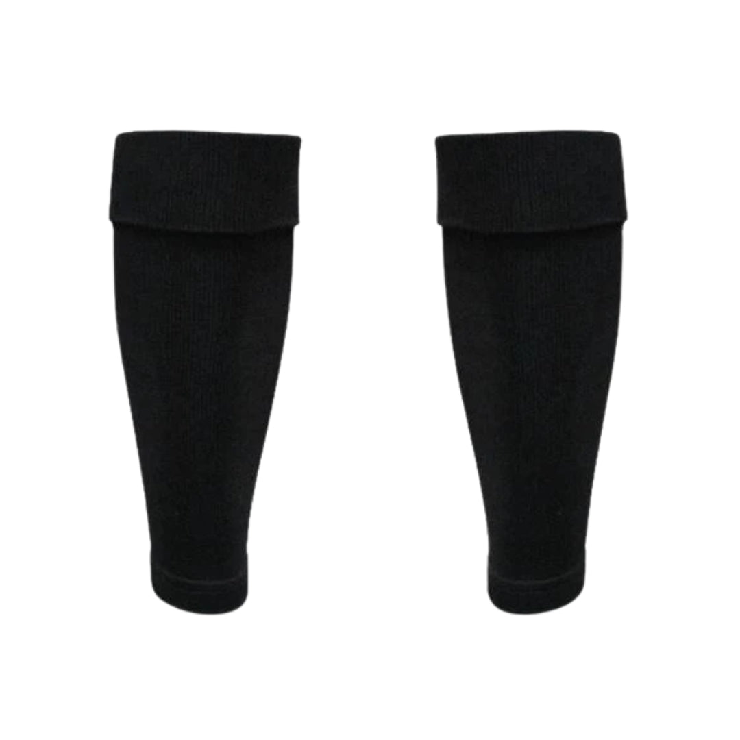 GIOCA Footless Socks - Black