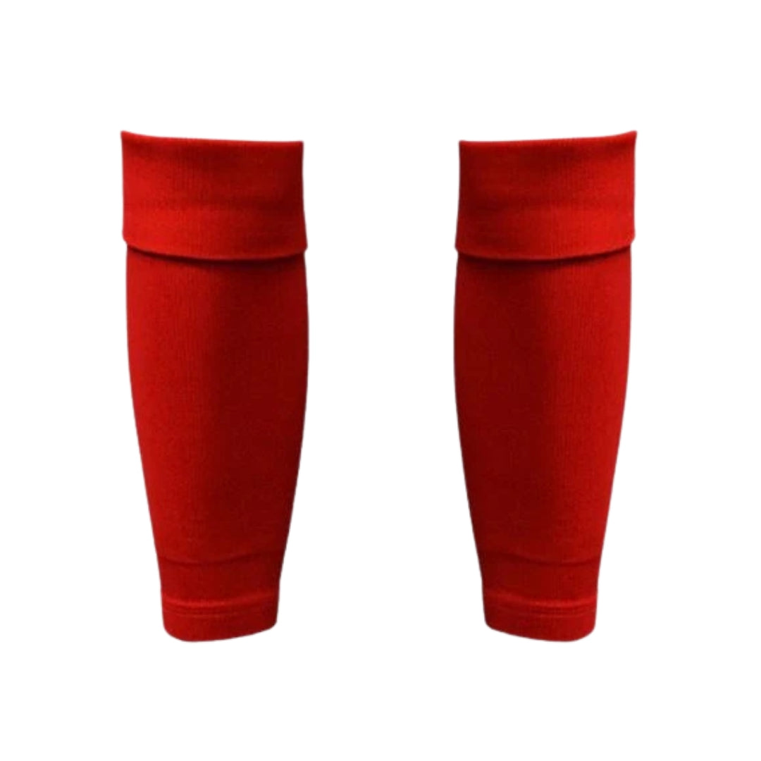 GIOCA Footless Socks - Red