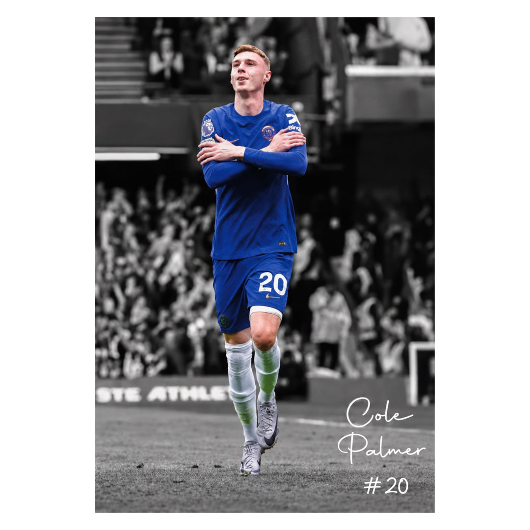 Cole Palmer Chelsea Canvas Poster 45X30cm
