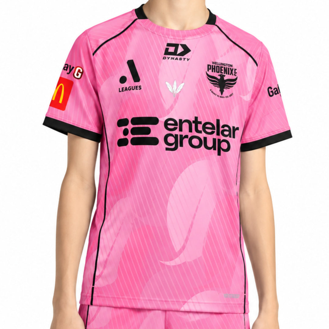 A-League Wellington Phoenix 2026 Replica Goalkeeper Jersey Junior - Pink