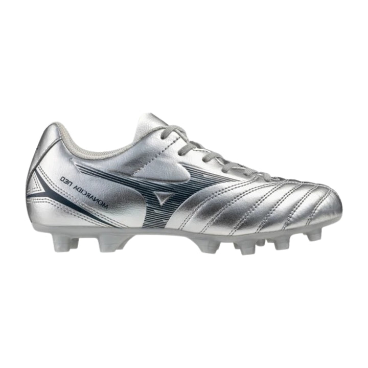 Mizuno Monarcida Neo III Select Firm Ground Junior - Silver