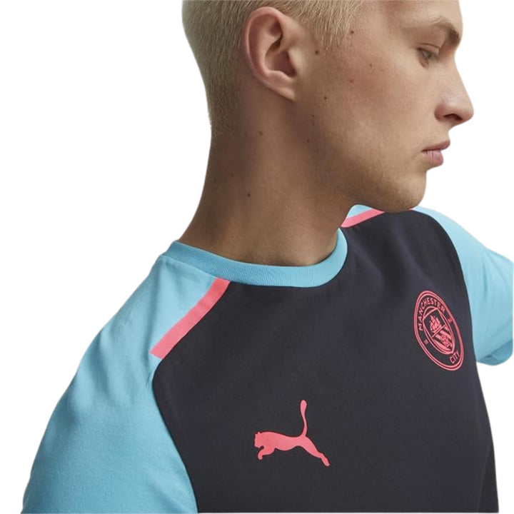 Manchester City Casual Tee - Navy