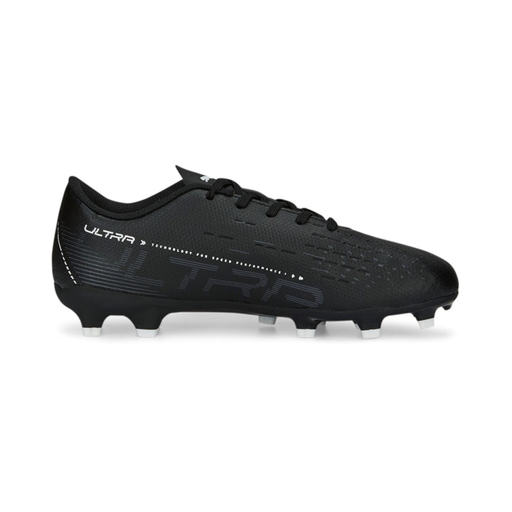 Puma Ultra Play FG/AG Jnr Boots - Black / White