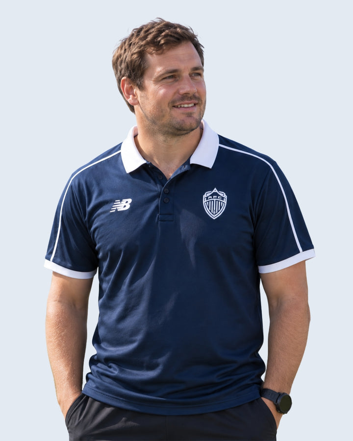 Auckland FC 26/27 Navy Media Polo - Unisex