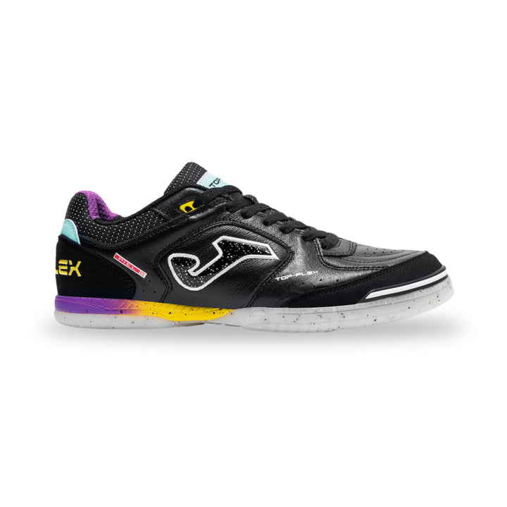 Joma Top Flex 26 Futsal Shoe - Black / Yellow / Purple