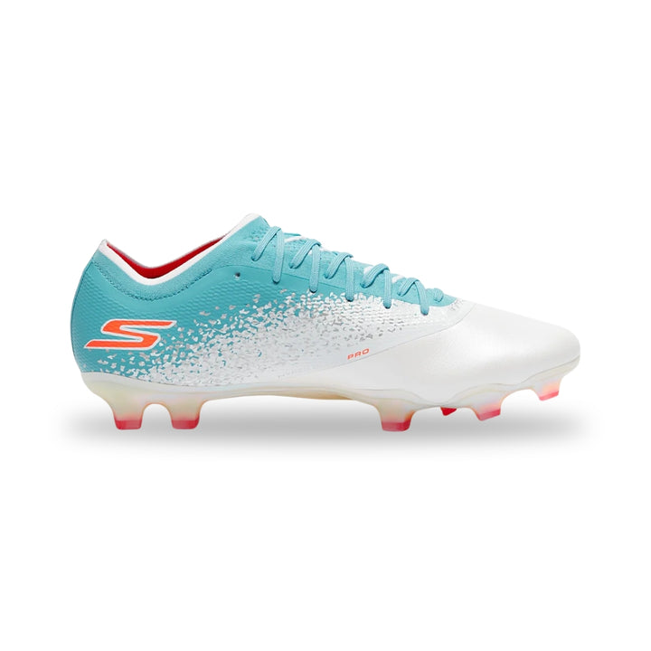Skechers Razor Elite FG - White / Teal / Coral