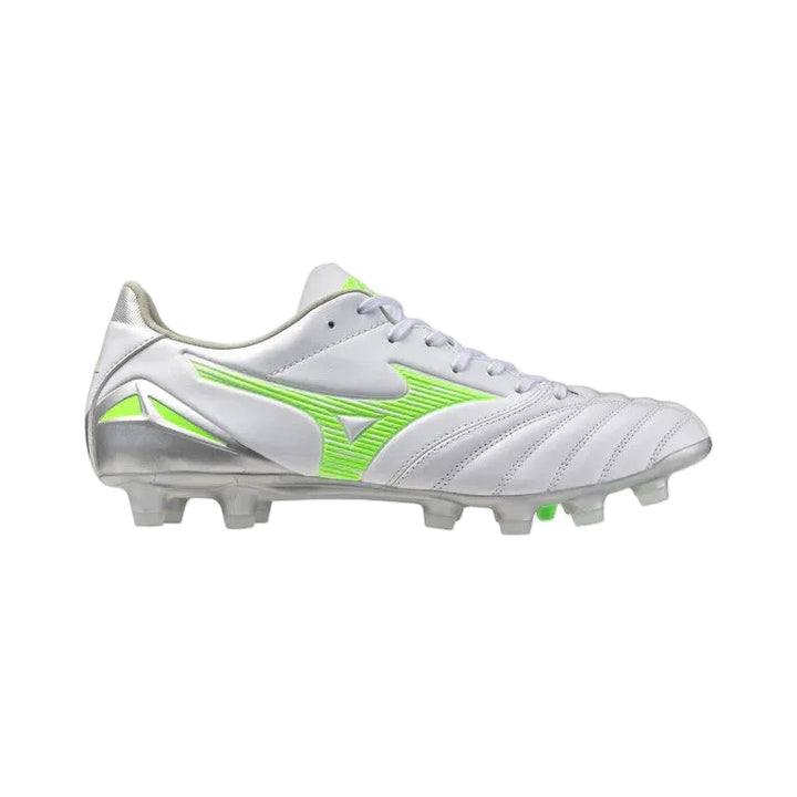 Mizuno Morelia Neo IV Pro FG - WHITE / GECKO GREEN
