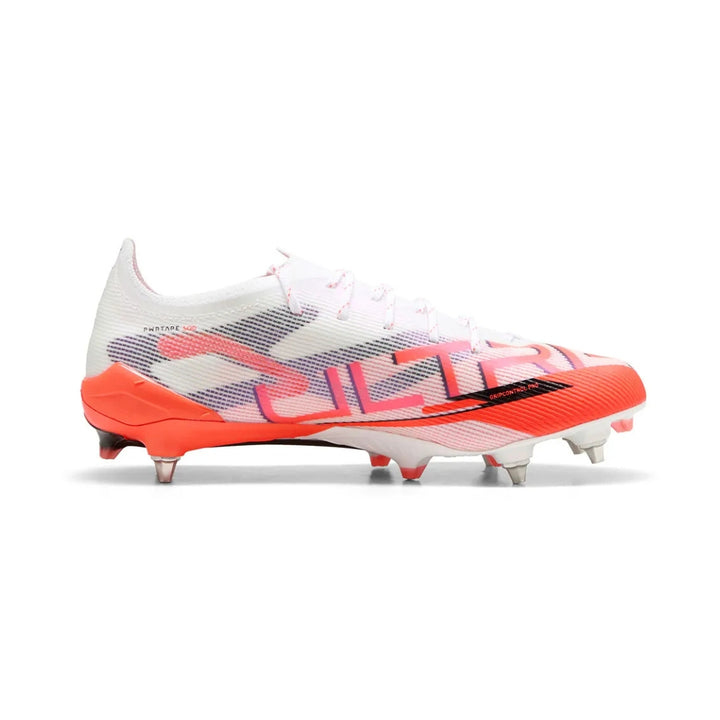 Puma Ultra 5 Ultimate MxSG - White / Black / Glowing-Red