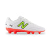 New Balance 442 Academy Junior V2 FG - White / Energy Red / High-Lite