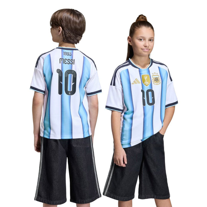Adidas Argentina Messi 2026 World Cup Home Jersey - Youth