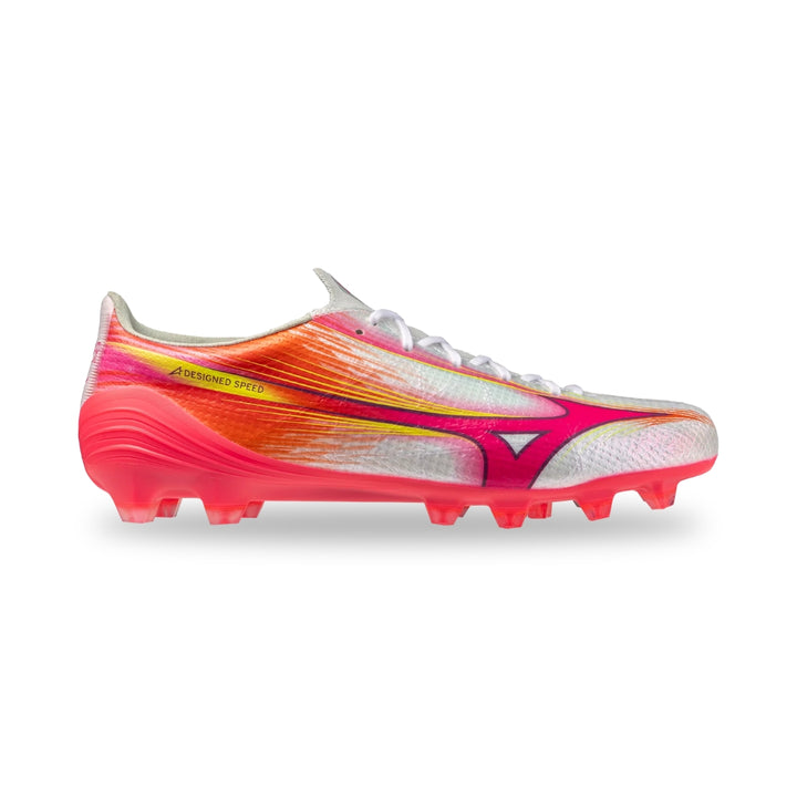 Mizuno Alpha lll Elite FG - White / Pink Tetra / Fuchsia Purple
