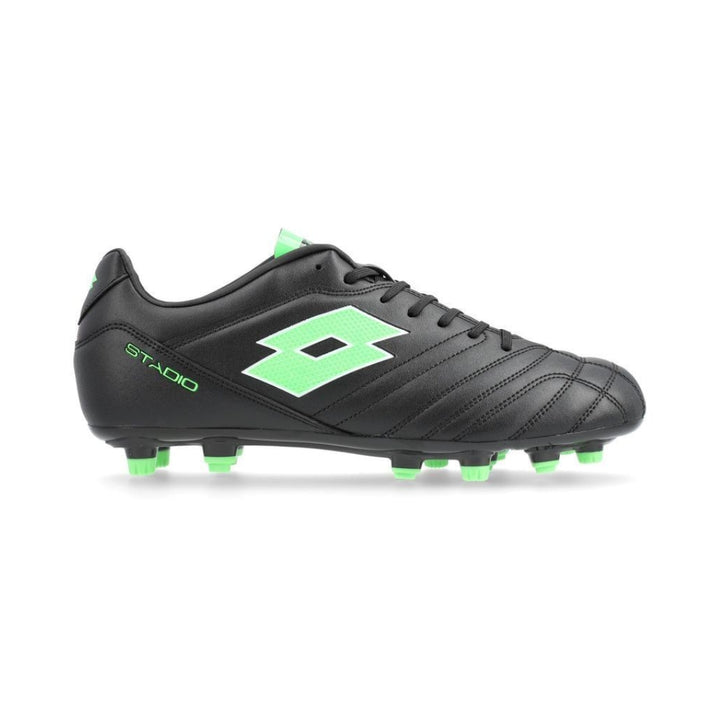 Lotto Stadio 705 FG Boots - Black / Green