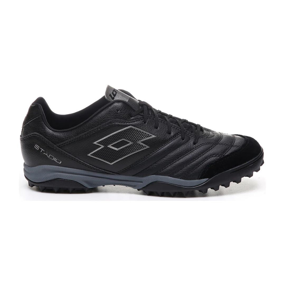 Lotto Stadio 300 II Turf Shoes - ALL BLACK/GRAVITY