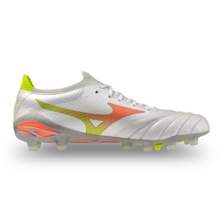 Morelia Neo V ß Elite Firm Ground - White / Lava Orange / Evening Primrose