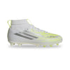 F50 Sparkfusion League Mid Cut FG/AG Football Boots Kids - White / Iron / Yellow