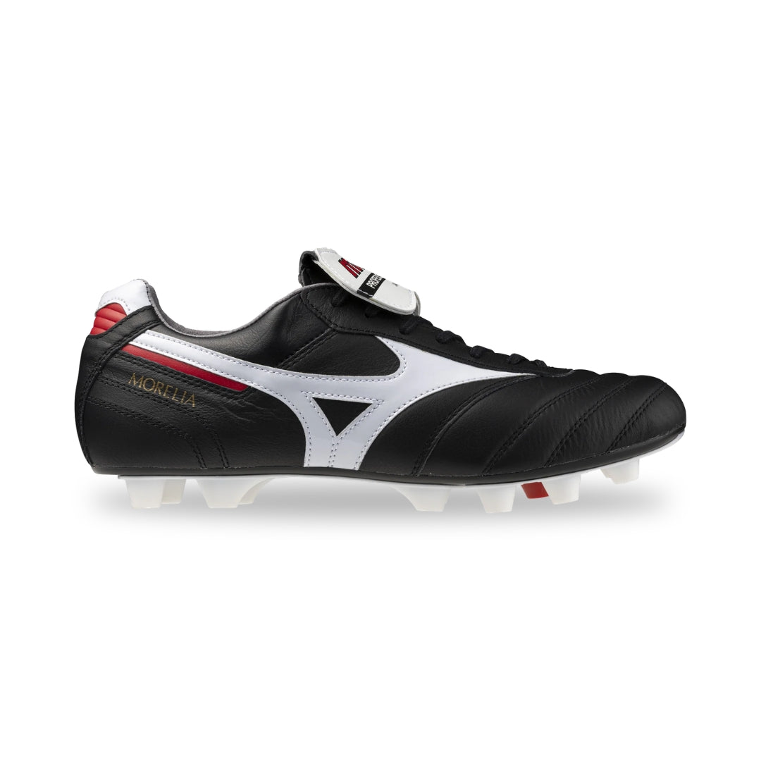 Mizuno Morelia II Made In Japan FG - Black / White / Chinese Red