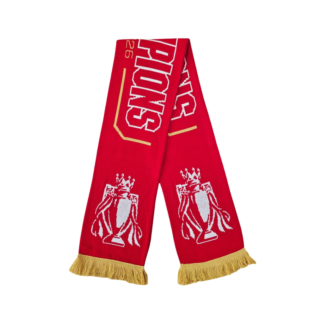 Arsenal FC Gold Premier League Champions Scarf