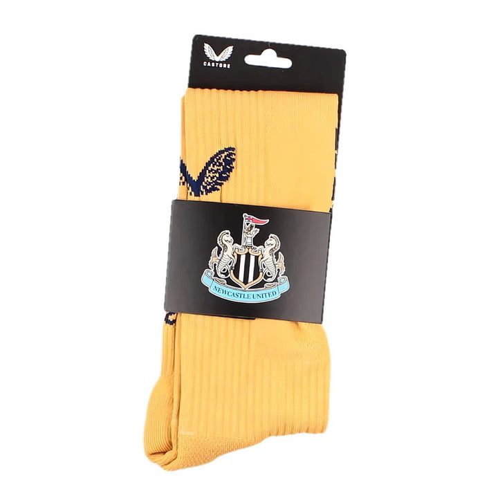 Newcastle Junior 22/23 Away Socks - Honey Gold