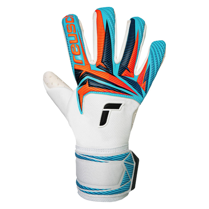 Reusch Attrakt SpeedBump - White/Light Blue