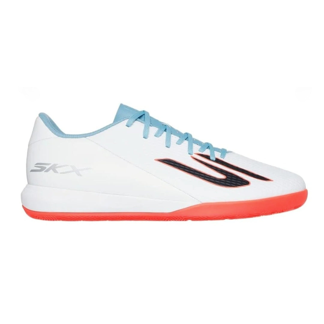 Skechers SKX 2 Academy Indoor Court - WHITE/TURQUOISE/PINK