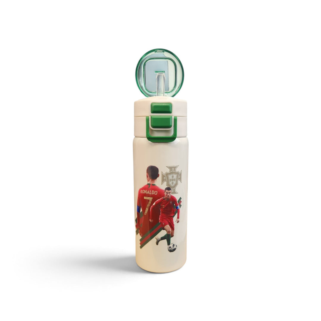 Ronaldo 7 Kids  Straw Bottle / Flip Top