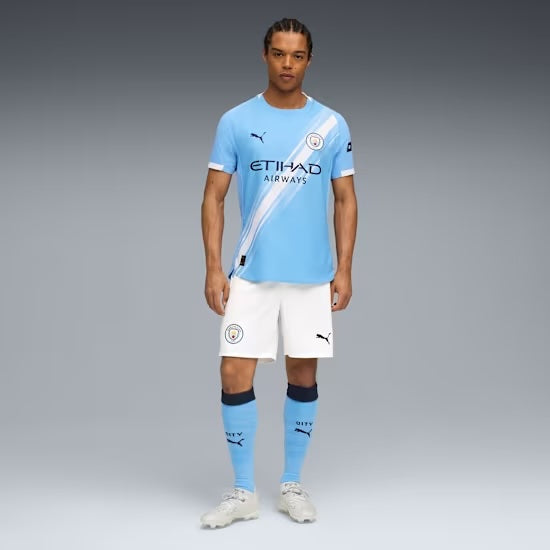 Manchester City 25/26 Home Authentic Jersey - Adult – Soccer United NZ