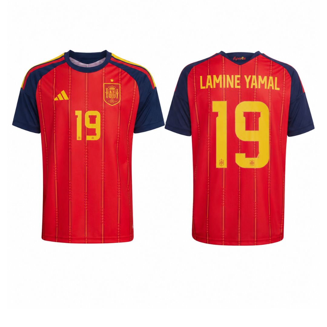 Adidas Spain Home Lamine Yamal 19 Shirt 2026-2027