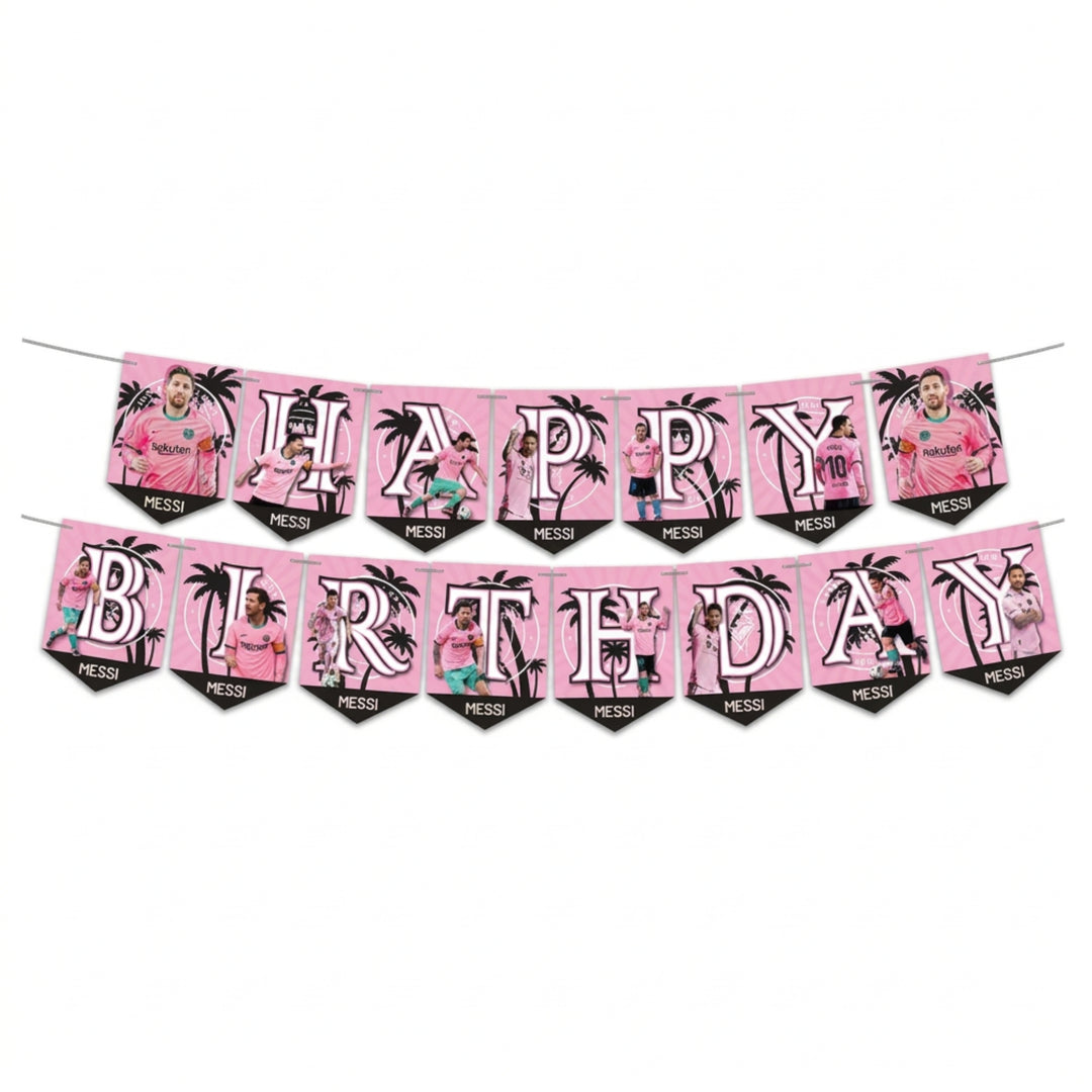 Messi Miami Birthday Decoration
