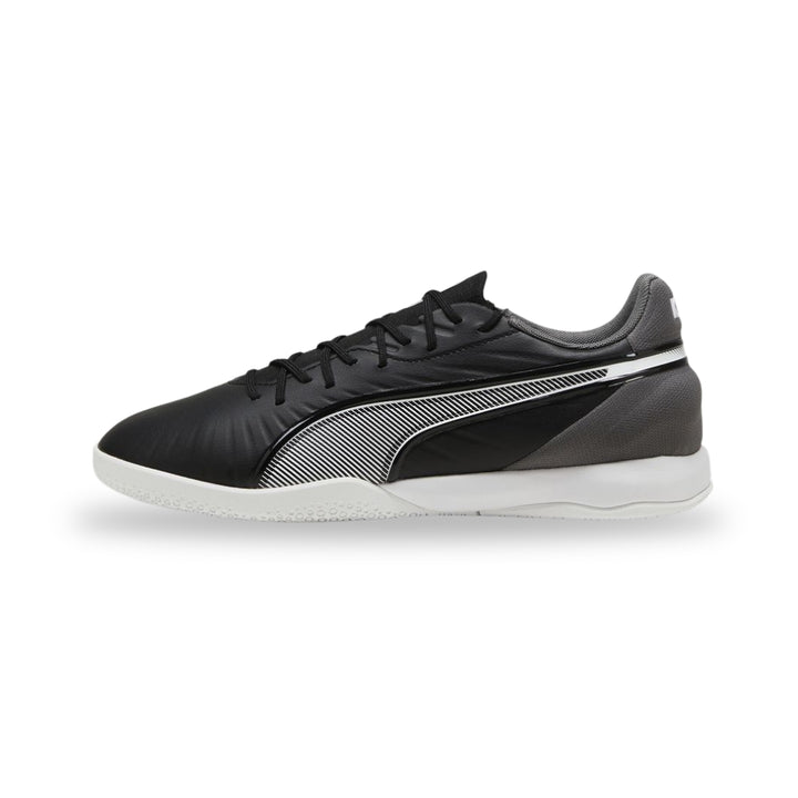 Puma Futsal - King Match IT  - PUMA WHITE/PUMA BLACK/COOL DARK GREY
