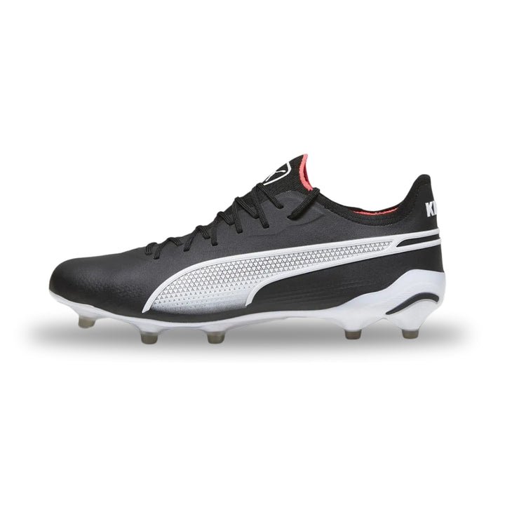 Puma King Ultimate FG/AG Boots - Puma Black / Puma White / Fire Orchard