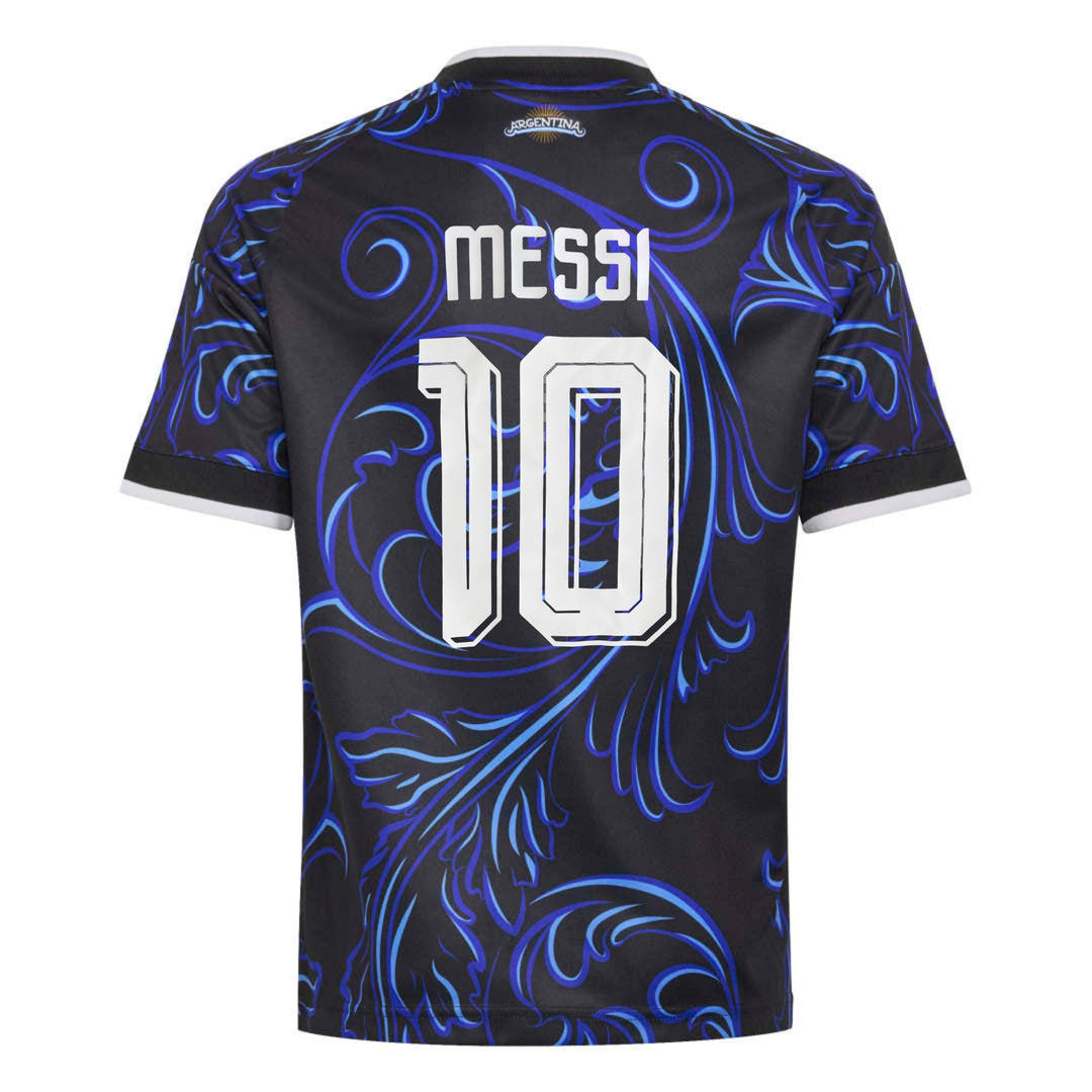 Argentina 26  Messi 10 Away Kids Jersey