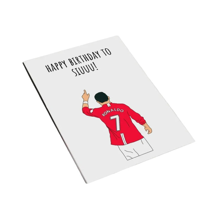 Ronaldo Birthday Card
