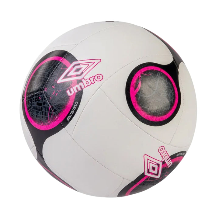 Umbro Neo Swerve Team Football - White / Black / Pink Glo / Carbon