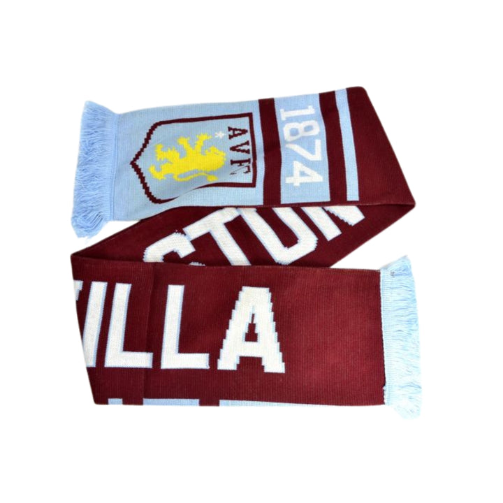Aston Villa Nero Scarf Classic Crest