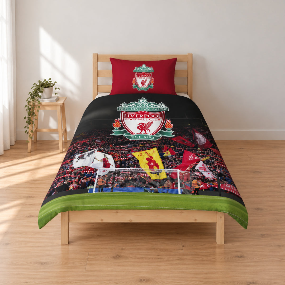 Liverpool FC The Kop Single Duvet Set