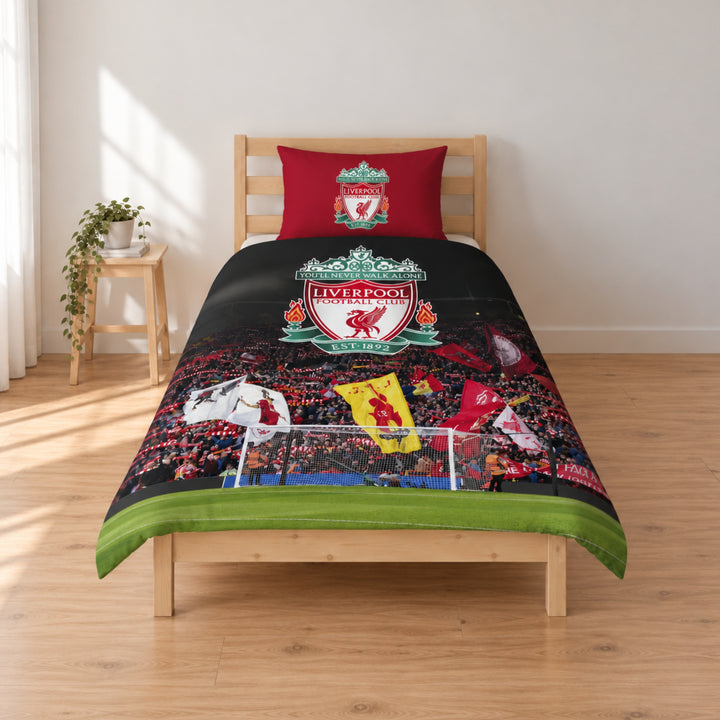 Liverpool FC The Kop Single Duvet Set