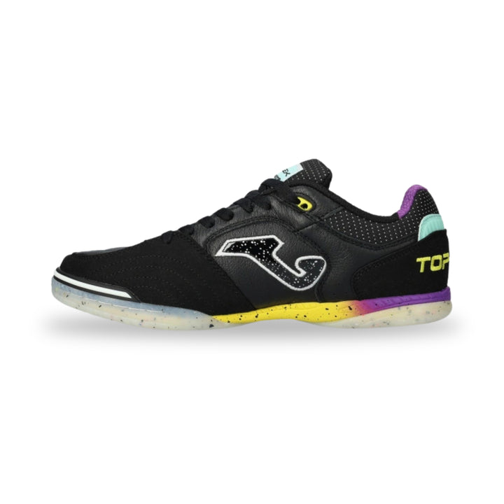 Joma Top Flex 26 Futsal Shoe - Black / Yellow / Purple