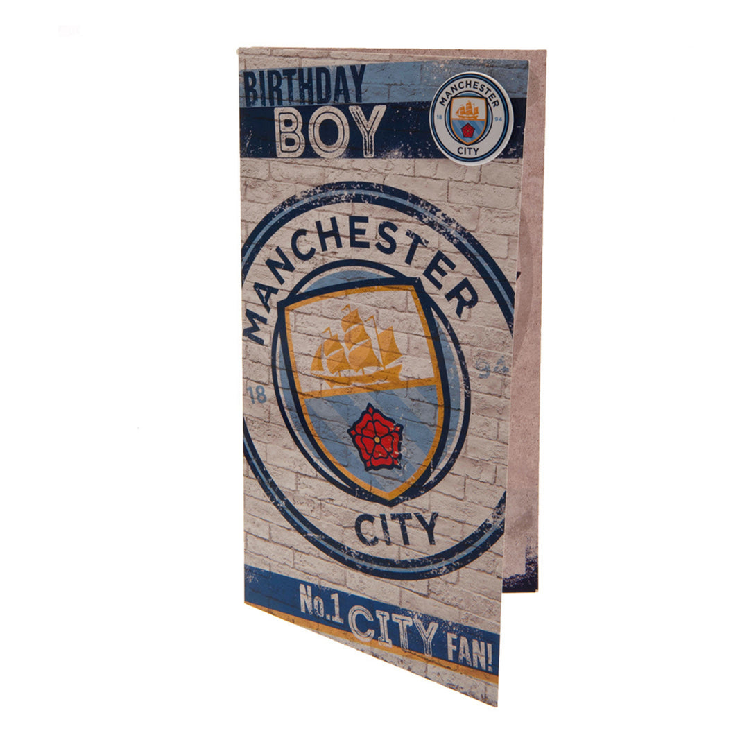 Manchester City FC Boy Birthday Card