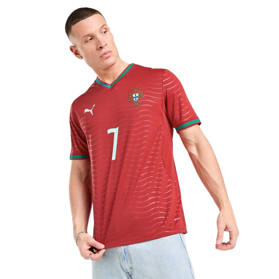 Ronaldo Portugal 2026 Home Jersey Replica  - Red / Green