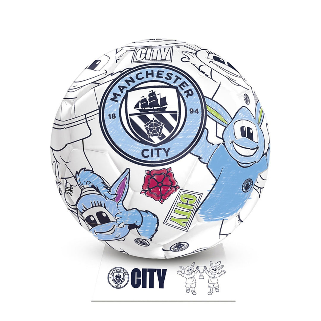 Manchester City FC ‘Colour In’ Mini Football Set
