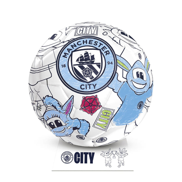 Manchester City FC ‘Colour In’ Mini Football Set
