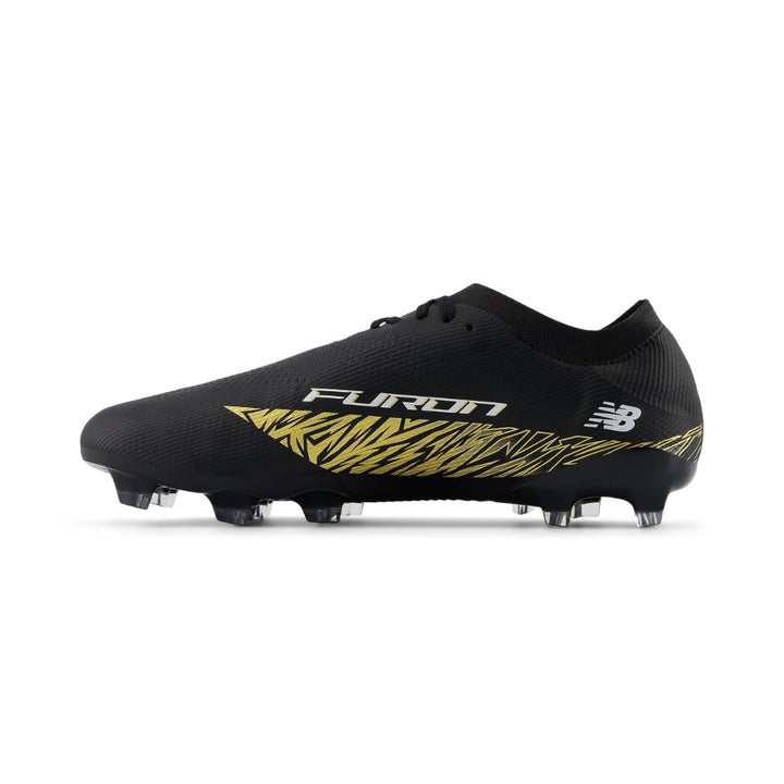 New Balance Furon V8 Elite FG -Black / Metallic Gold/ Silver