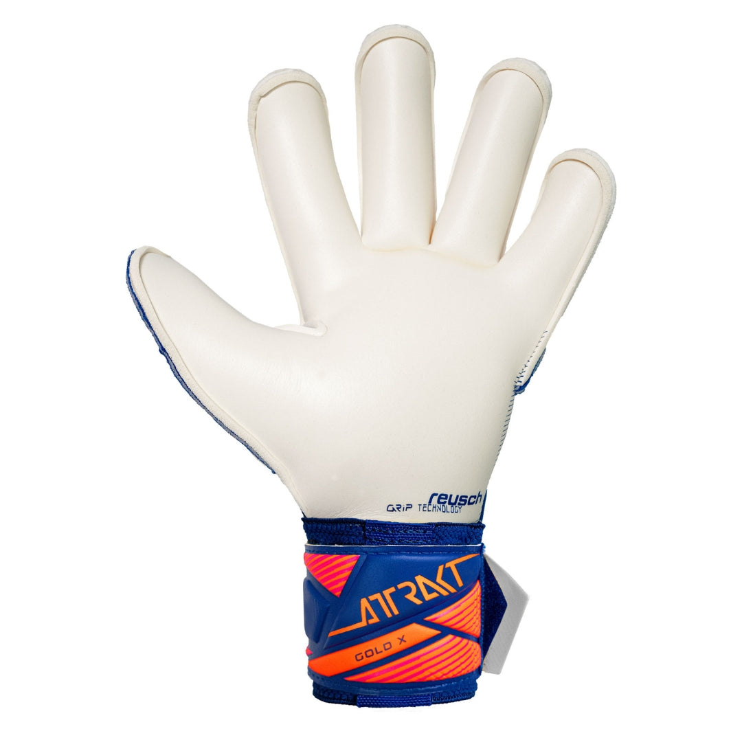 Reusch Attrakt Grip - Sharp Blue / White / Shocking Orange