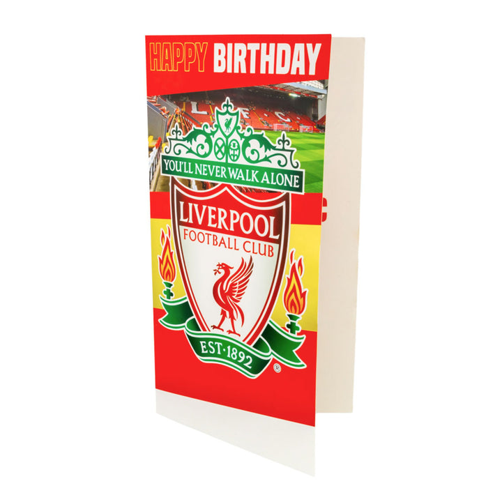 Liverpool FC Personalised Birthday Card