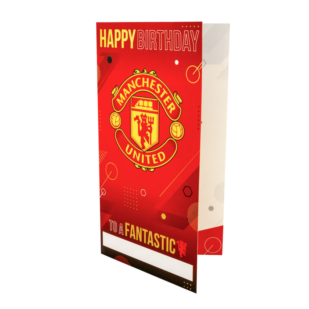 Manchester United FC Personalised Birthday Card