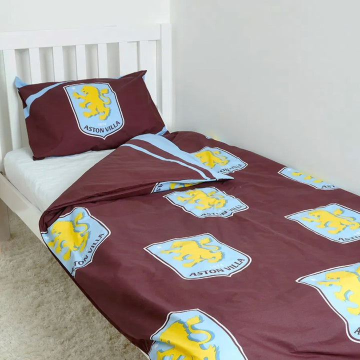 Aston Villa FC Single Duvet Set
