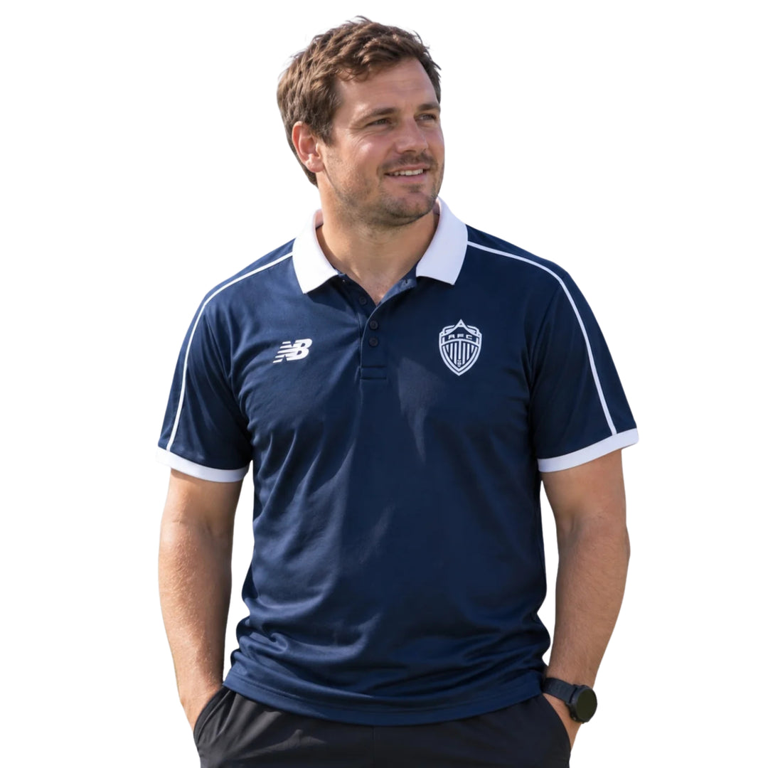 Auckland FC 26/27 Navy Media Polo - Unisex