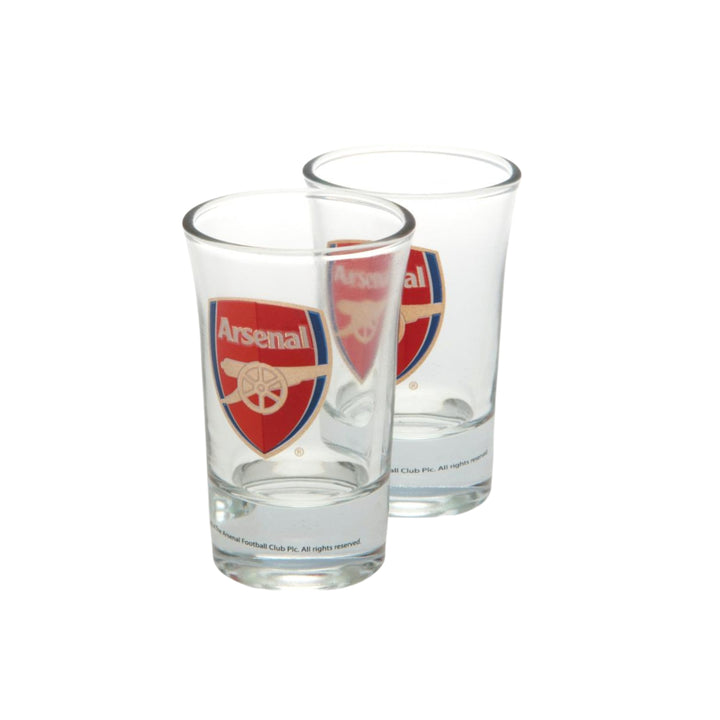Arsenal FC Shot Glass 2 Pack